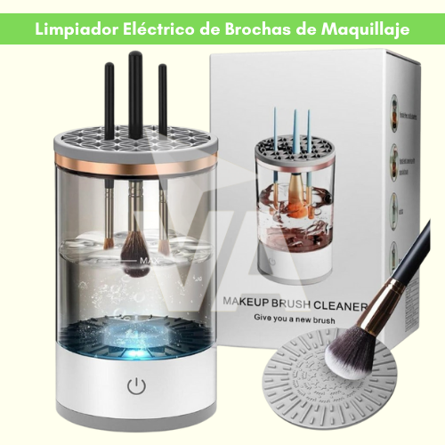 Limpiador Eléctrico de Brochas de Maquillaje
