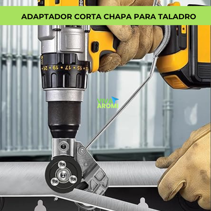 Adaptador Corta Chapa para Taladro Eléctrico