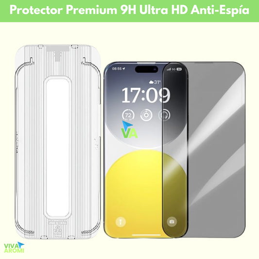 Protector Premium 9H Ultra HD Anti-Espía