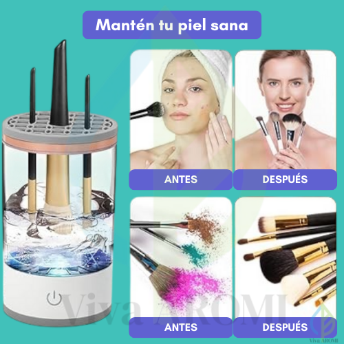 Limpiador Eléctrico de Brochas de Maquillaje